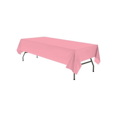 MANTEL DE PLÁSTICO ROSA