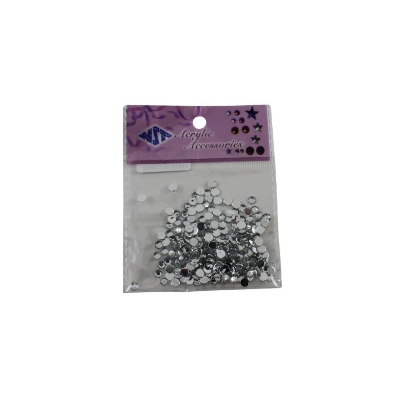 CRISTALES  5MM PLATA