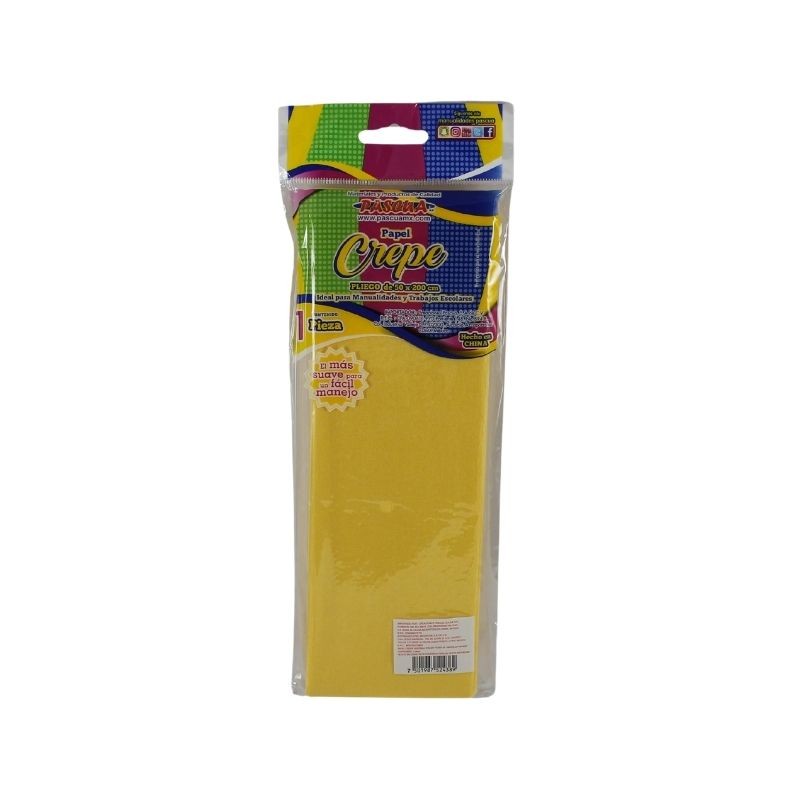 PAPEL CREPE AMARILLO MANGO