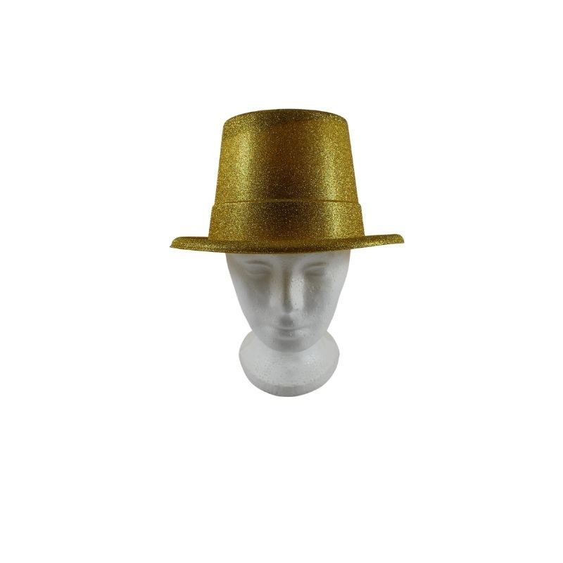 SOMBRERO GLITTER DORADO