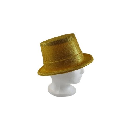 SOMBRERO GLITTER DORADO