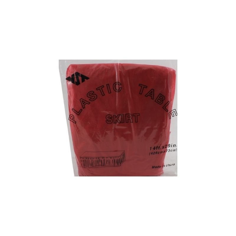 FALDILLA PARA MESA ROJA