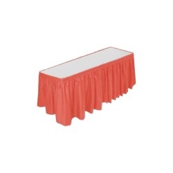 FALDILLA PARA MESA ROJA