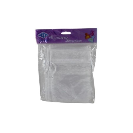 BOLSITA DE ORGANZA DE 4 X 5 BLANCO