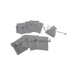 BOLSITA DE ORGANZA DE 4 X 5 BLANCO