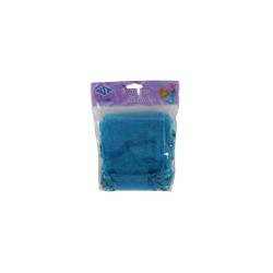 BOLSITA DE ORGANZA DE 4 X 5 TURQUESA