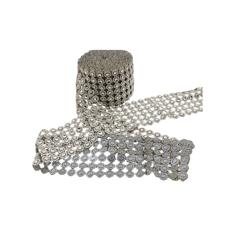 MALLA FLOR PLATA
