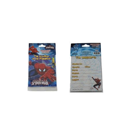 INVITACION  SPIDERMAN
