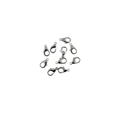 BROCHE PERICO 14 MM PLATA