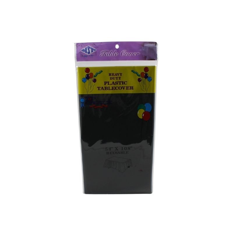 MANTEL DE PLÁSTICO NEGRO