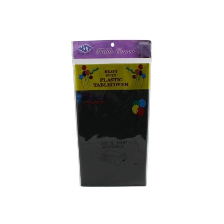 MANTEL DE PLÁSTICO NEGRO