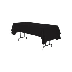 MANTEL DE PLÁSTICO NEGRO