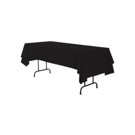 MANTEL DE PLÁSTICO NEGRO