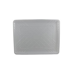 CHAROLA RECTANGULAR BLANCA