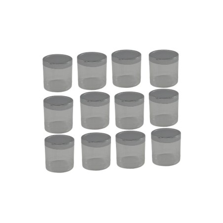 CILINDRO DE ACETATO 2X2 CON TAPA PLATA