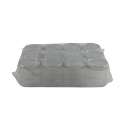 CILINDRO DE ACETATO 2X2 CON TAPA PLATA