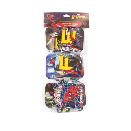 LETRERO MOVIL FELIZ CUMPLEAÑOS SPIDERMAN
