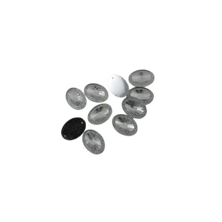 PIEDRA CORRUGADA OVAL 18X25MM