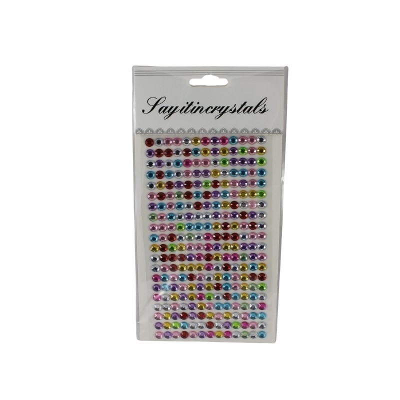 STICKER PIEDRA 6MM SURTIDO