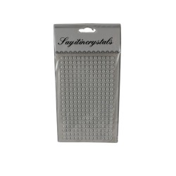 STICKER 1/2 PERLA 6MM BLANCO