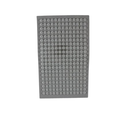 STICKER 1/2 PERLA 6MM BLANCO