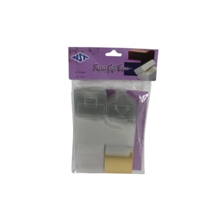 CAJA CUBO DE 2 TRANSPARENTE