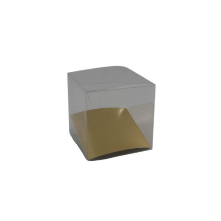 CAJA CUBO DE 3.5  TRANSPARENTE