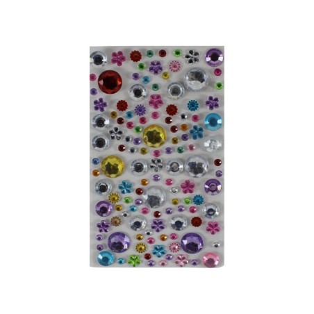 STICKER PIEDRA FLORES/CIRCULOS