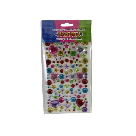 STICKER PIEDRA CORAZONES/ESTRELLAS
