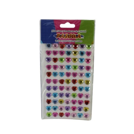STICKER PIEDRA CORAZONES