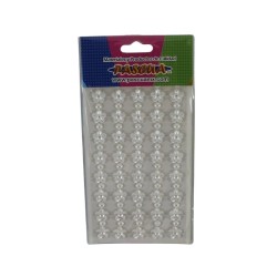 STICKER PIEDRA FLOR BLANCA