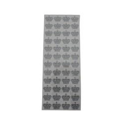 STICKER CORONAS PLATA