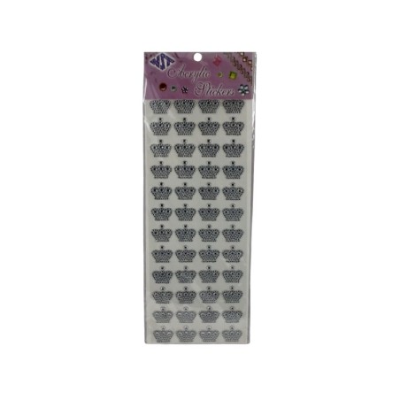 STICKER CORONAS PLATA