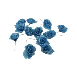 ROSAL DE SATÍN TURQUESA