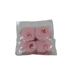BABERO TEJIDO ROSA
