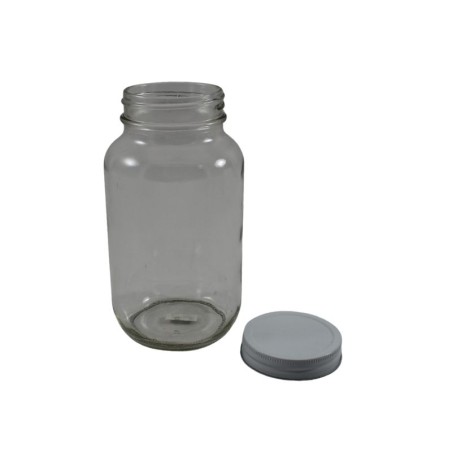 FRASCO DE VIDRIO CILINDRO 940ML