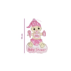 BEBE DE FOMI 19CM ROSA
