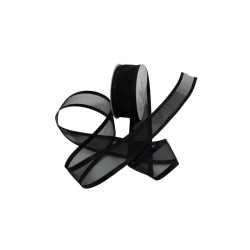 ORGANZA C/SATIN 1.5 NEGRO