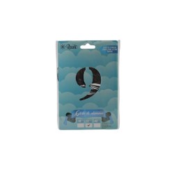 GLOBO METÁLICO NÚMERO 9 PLATA
