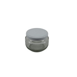 FRASCO REDONDO 4OZ. CON TAPA METÁLICA