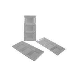 CHAROLA SECCIONAL RECTANGULAR BLANCA