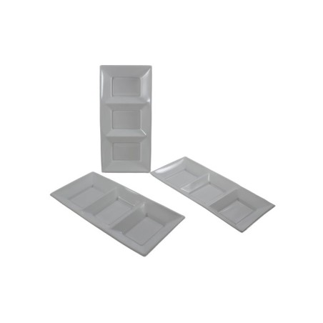 CHAROLA SECCIONAL RECTANGULAR BLANCA