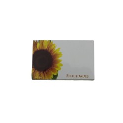 TARJETA FELICIDADES GIRASOL