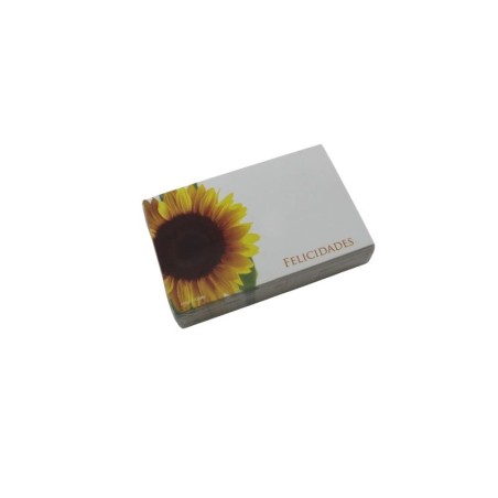 TARJETA FELICIDADES GIRASOL