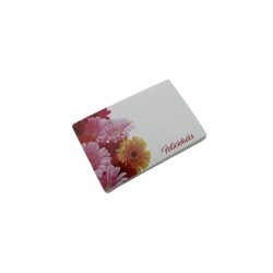 TARJETA FELICIDADES FLORES
