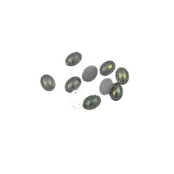 PIEDRA CORRUGADA OVAL13X18MM