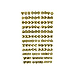STICKER 1/2 PERLA 8MM DORADO