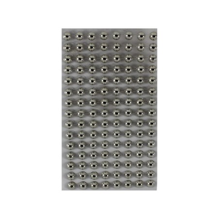 STICKER 1/2 PERLA 8MM PLATA