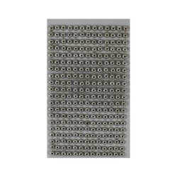 STICKER 1/2 PERLA 6MM PLATA