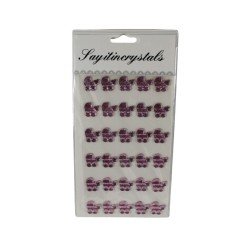 STICKER CARREOLA ROSA